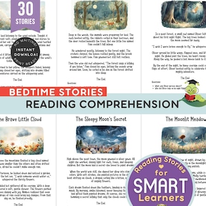 Karta pracy do czytania ze zrozumieniem „Bajki na dobranoc”, krótkie opowiadania dla młodych czytelników, ćwiczenia z nauki czytania, karty pracy do nauki czytania dla uczniów szkół podstawowych