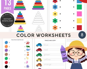 Color Recognition Worksheets | Preschool & Kindergarten Activities