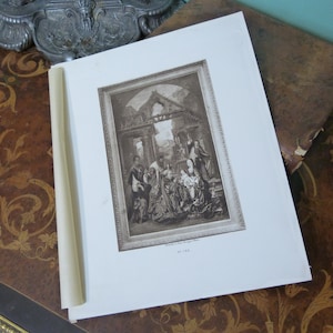 Incisione "L'Adorazione dei Magi", incisore Georges Petit, XIX secolo