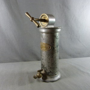 Instrument de médecine ancien, Irrigateur gynécologique du Dr Eguisier, 19e siècle pour Cabinet de curiosité