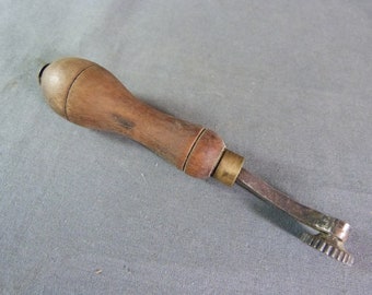 Bootmaker’s Tool, Leather Notched roller ULLATHORN, Craft Tool, Leather Craft