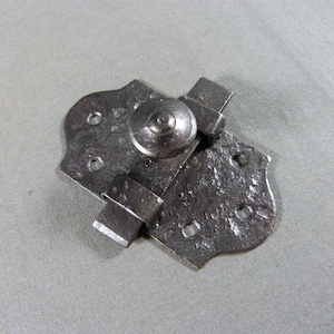French Vintage wrought iron Door Latch Lock Bolt Country Rustic farmhouse decor