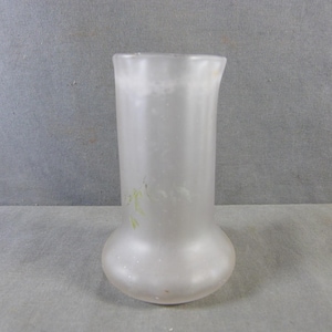French Art Nouveau glass vase in the style of Legras Lamartine model