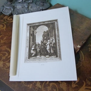 Incisione "La circoncisione di Gesù", da Bernardino Zenale, incisore Georges Petit, XIX secolo
