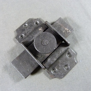 French Vintage wrought iron Door Latch Lock Bolt Country Rustic farmhouse decor