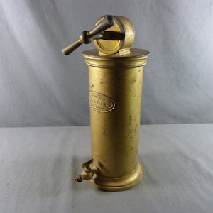 Instrument de médecine ancien, Irrigateur gynécologique du Dr Eguisier, grand modèle, 19e siècle pour Cabinet de curiosité