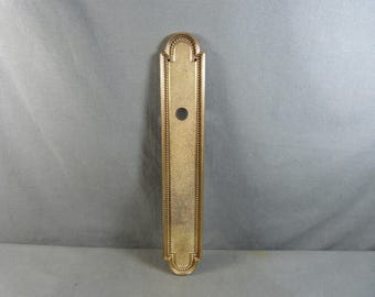 Plaque de propreté en Laiton style Directoire plaque haut 30 cm