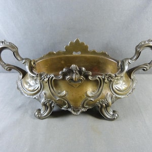 Louis XV Rococo Style Solid Bronze Centerpiece and Jardiniere