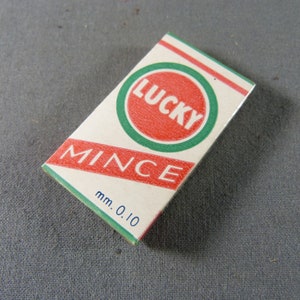 LUCKY French Vintage Razor Blades 5 Blades Unopened original Box