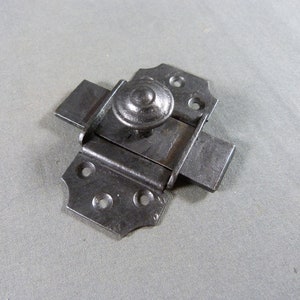 French Vintage wrought iron Door Latch Lock Bolt Country Rustic farmhouse decor