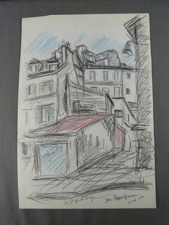 Vintage 1960 Alfred Manessier Vintage 1960 Alfred Manessier