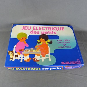 Jeu électrique des petits, 1972 - Fernand Nathan - Fabriqué en France
