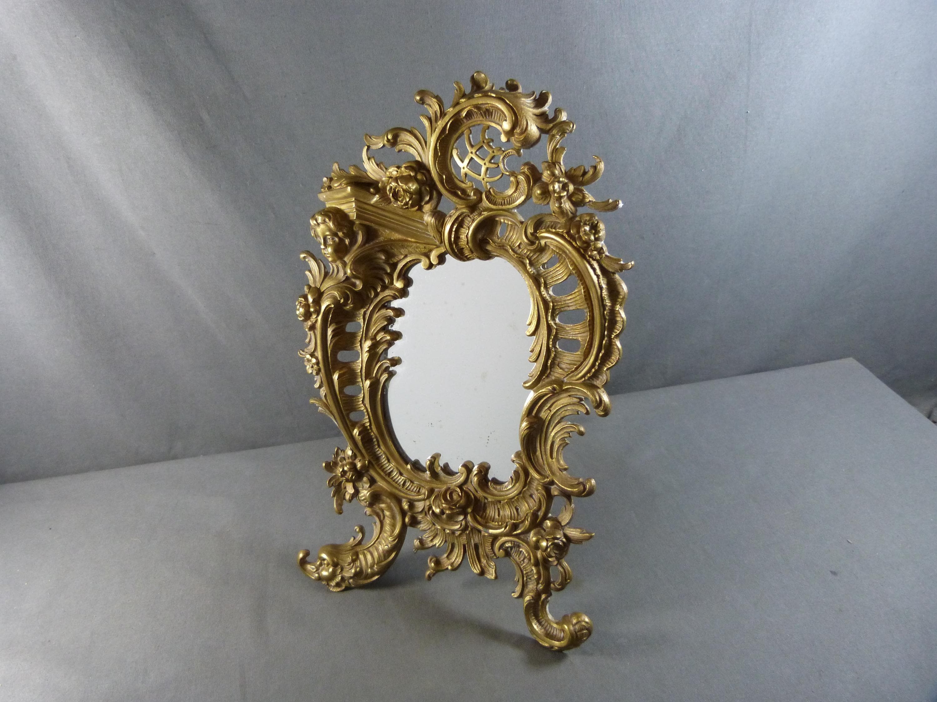 Antique round mirror - Etsy 日本