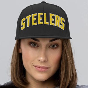 Steelers Embroidered Snapback Hat