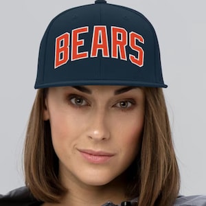 Bears Embroidered Snapback Hat