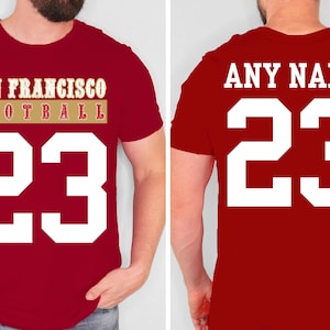 49ers custom top t shirt