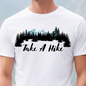 Mountain Forest Graphic T-Shirt, Unisex Mountain Landscape Shirt, Forest Landscape Shirt, Unisex Nature Shirt, Casual Athleticwear