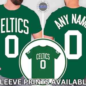 Custom Celtics Basketball Jersey Style T-Shirt, Personalized Celtics Basketball Sweatshirt And Hoodie, Custom Unisex Basketball Shirt