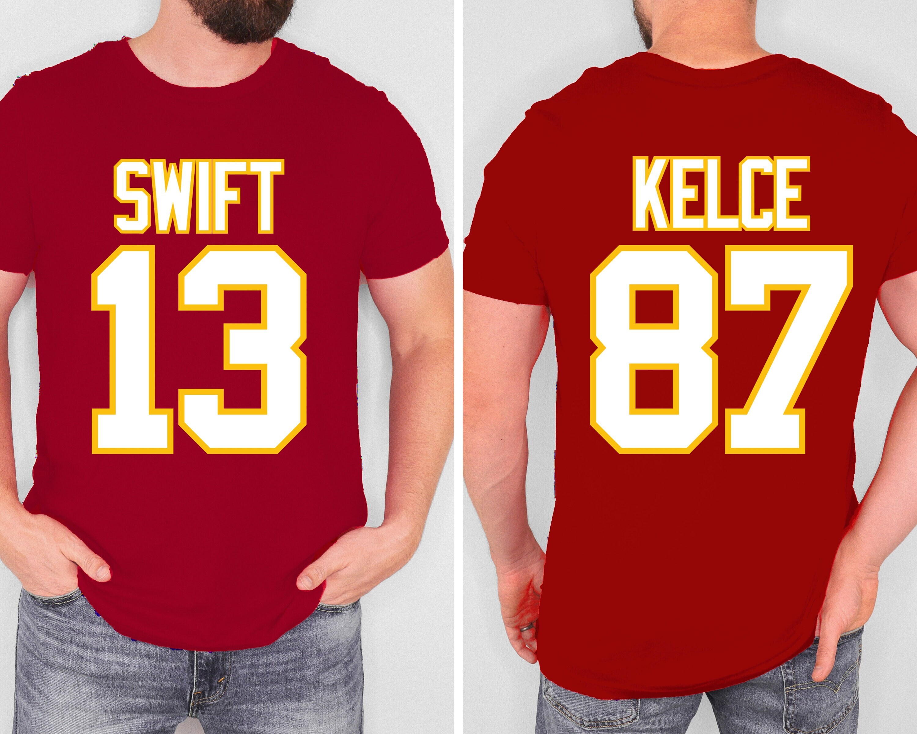 Swift Kelce Jersey Style Tshirt, Swiftie Fan Shirt, Travis Kelce Tee