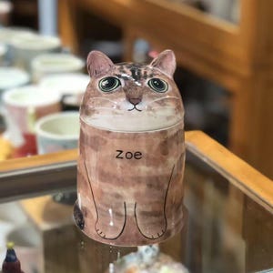 Personalized Pet Urn,Custom Cat Urn, personalized pet keepsakes, Special Memory, with hemispherical lids, with or without names