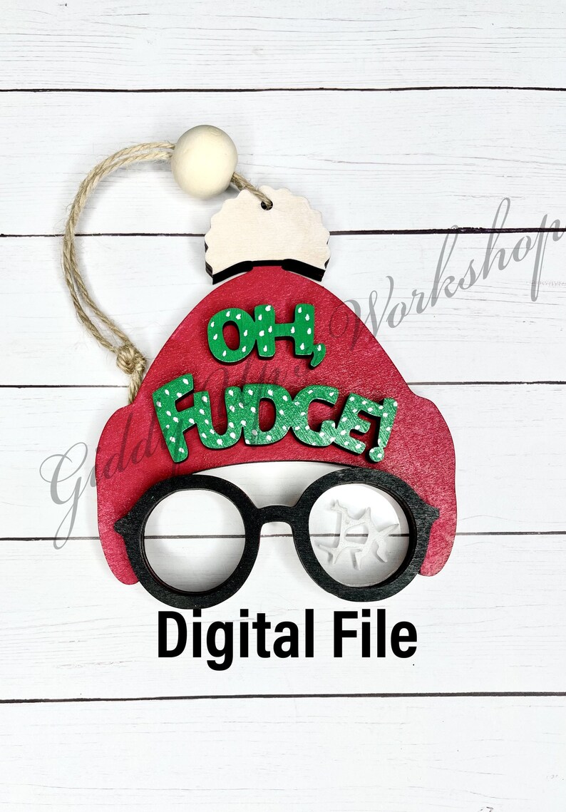 Christmas Story Ornament SVG DXF FILE Christmas Ornament Oh Etsy