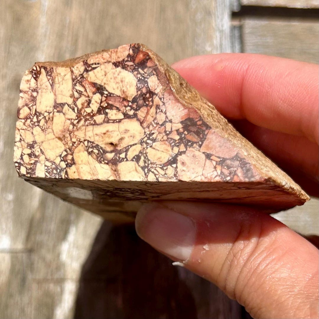Chipboard Rhyolite Jasper, Rough Small Cutter, 7.4 Oz - Etsy