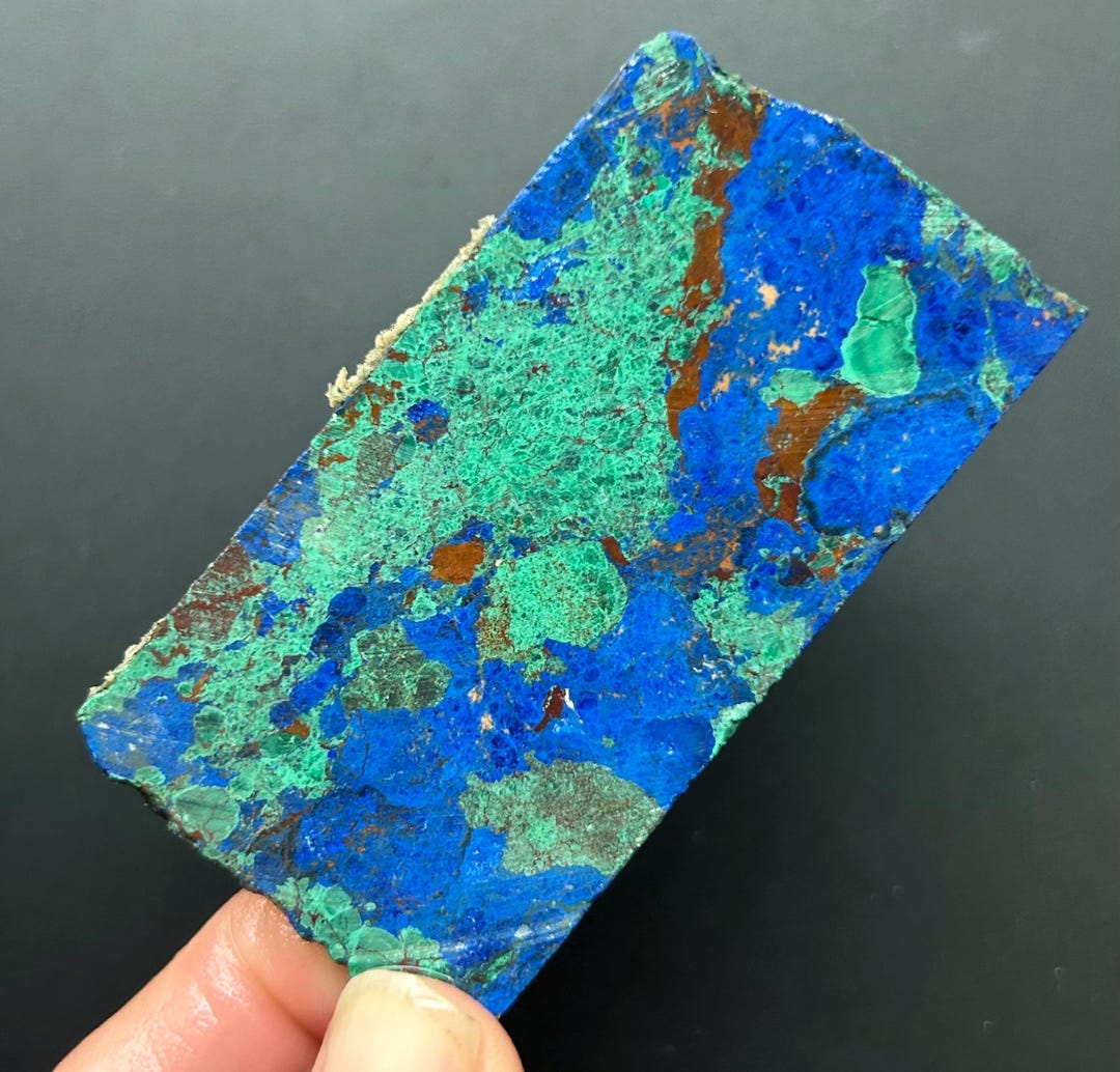 Malachite Azurite Composite Stone Slab: Compressed Stone, Lapidary ...