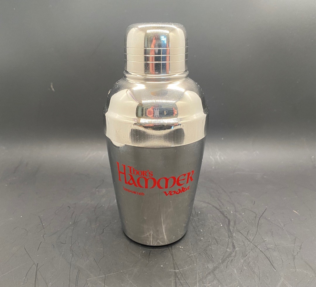 Thor's Hammer Vodka Small Metal Drink Shaker Etsy