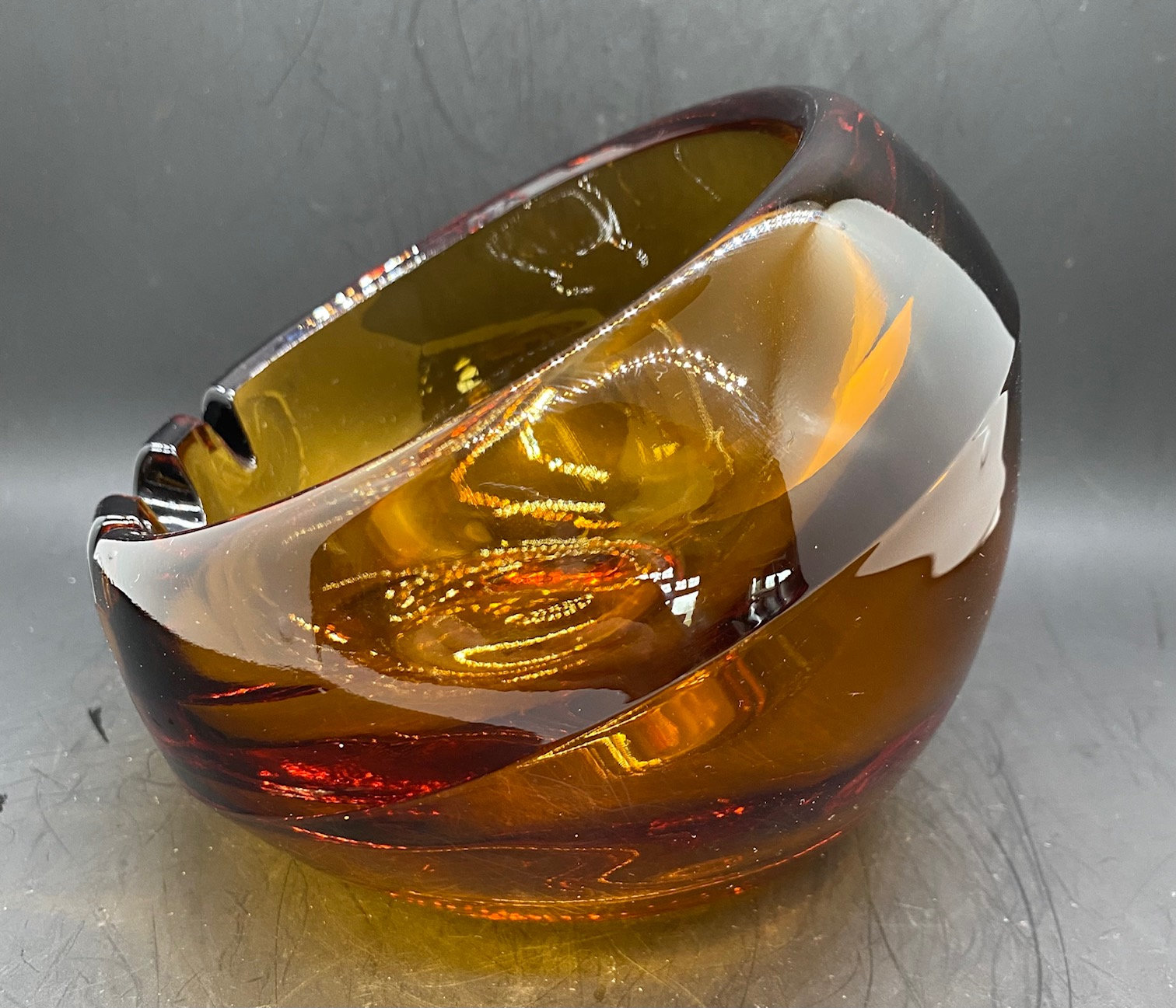 Large Viking Amber Orb Ashtray - Etsy