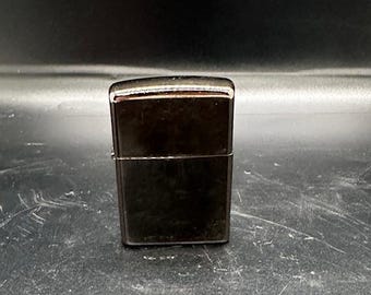 Zippo G01 Flip Top Pocket Lighter Black Chrome