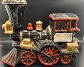 Ezra Brooks Train Engine Decanter - Straight Bourbon Whiskey