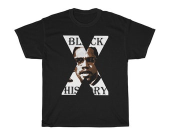 Malcolm X Unisex Heavy Cotton Tee