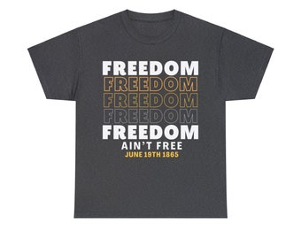 Juneteenth Black Independence Celebration Tee | Freedom Day Shirt
