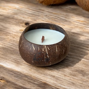 Coconut candle | Real coconut shell | Mother day gift | Christmas Gift | Valentine’s Day gift