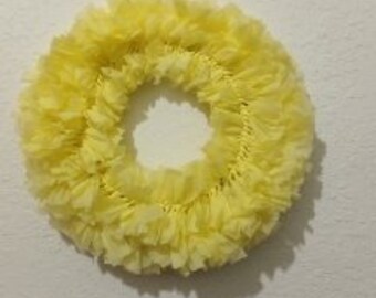 Baby Shower/ Yellow Wreath - Lemon Drop