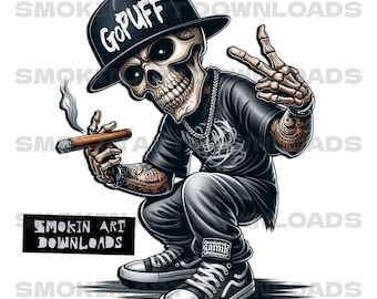 Diseño de SkullBoy de gánster bailando, esqueleto de sublimación, esqueleto de gánster de hip hop, calavera PNG, esqueleto PNG, gánster urbano, bruh