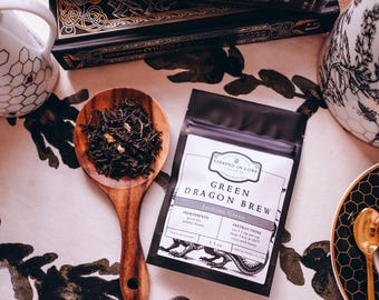 Green Dragon Brew | Jasmine Green | Fantasy Inspired Loose Leaf Tea