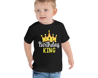 Toddler Short Sleeve Tee-Birthday t-shirt-Toddler Boys Birthday t-shirt