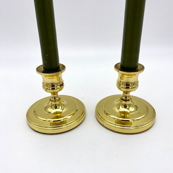 Baldwin Brass Candlesticks Etsy