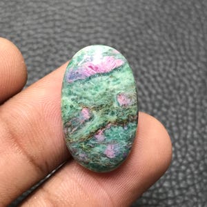 100% Natural Ruby Phoside Oval Cabochon: 14.50 Ct Healing Gemstone For DIY Jewelry 23X14X4MM