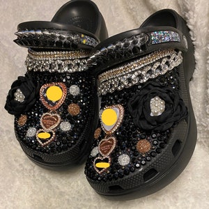 Rhinestone Croc Charms Designer DIY Vintage Fashion Clogs Shoes