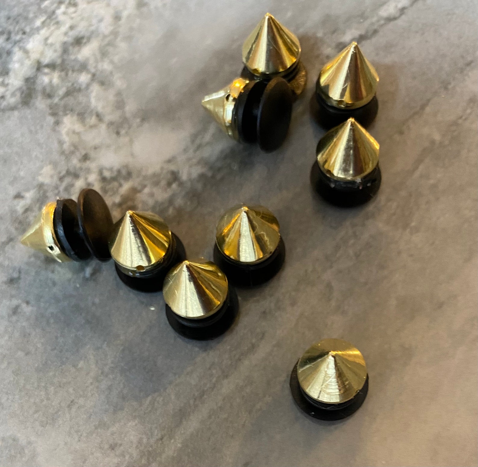 Croc Charms Colorful Acrylic Punk Bullet Rivets Cone Spikes Etsy