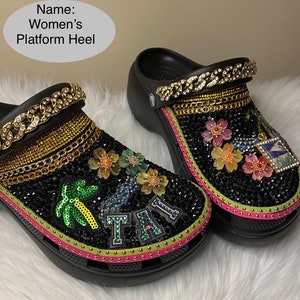 Custom Bling Womens Clogs - Various colors and styles