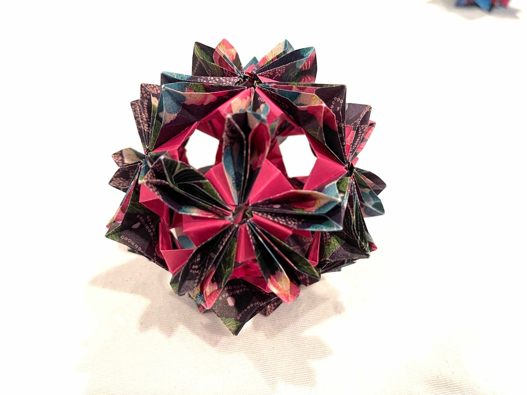 Origami Ball double Plumeria Etsy