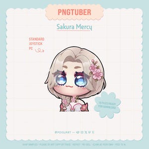 Sakura Mercy Overwatch 2 Niedliches Vorgefertigtes Pngtuber
