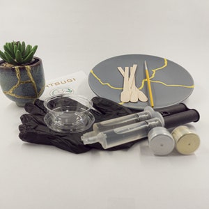 Kit di riparazione Kintsugi premium - Oro e argento