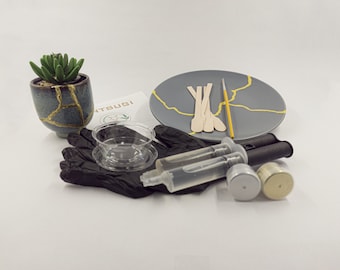 Premium Kintsugi Repair Kit - Gold and Silver