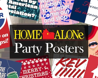 Home Alone Printable Poster Party Props