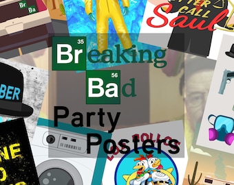 Breaking Bad Printable Poster Party Props