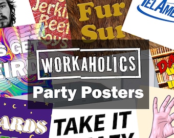 Workaholics (TV Show) Printable Poster Party Props
